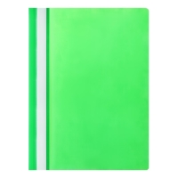 Набор папок- скоросшивателей Calligrata, А4, 180 мкм, с прозрачным верхом, 10 штук, микс