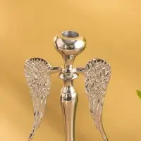 Подсвечник "Ангел" 12х12х39 см, алюминий