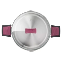 Кастрюля Cook & Clip 24 см с крышкой, подходит для индукции