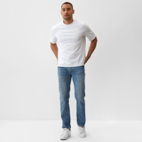 Футболка мужская из органического хлопка MINAKU OVERSIZE FIT: цвет белый, р-р 50 Футболка мужская из органического хлопка MINAKU OVERSIZE FIT: цвет белый, р-р 50