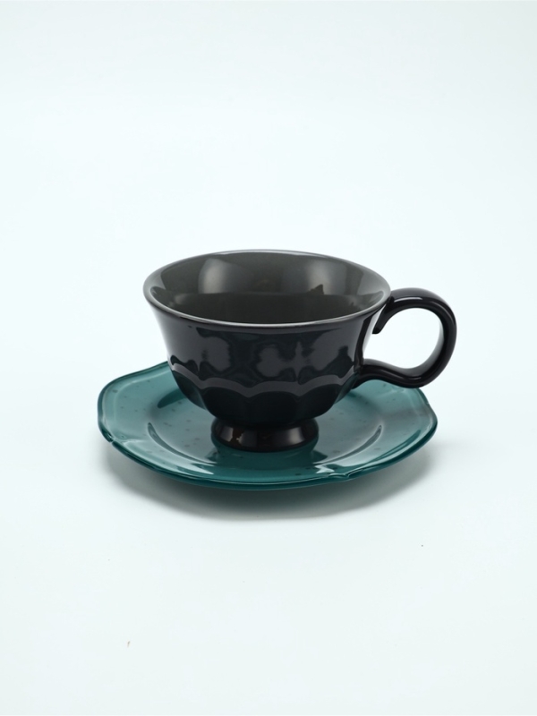 Чайная пара Dolce Ceramo. &laquo;Азур&raquo;, 2 предмета: кружка 280 мл, блюдце d=16 см