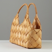 Корзина плетеная, 34 x 12 x H12,5/21/25 см, секвойя