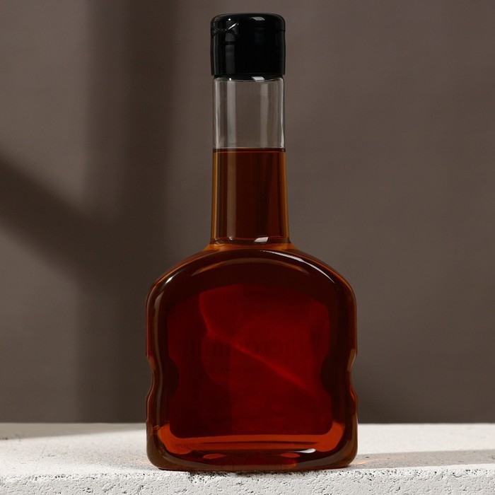 Гель для душа во флаконе коньяка &laquo;Настоящий мужчина&raquo;, 250 мл, аромат мужского парюма, HARD LINE