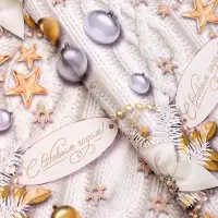 Бумага упаковочная глянцевая &laquo;Новогодние шары&raquo;, 70&times;100 см