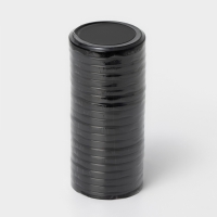 Набор крышек для консервирования Доляна &laquo;Ночь&raquo;, ТО-82 мм, металл, 20 шт, цвет черный