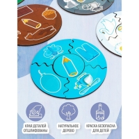 Пазлы из дерева &laquo;Мои первые пазлы. Цвета&raquo;, 60 эл.