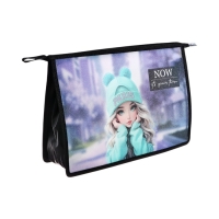 Папка для тетрадей А4, 330x230x100 мм, deVENTE "Paris Girl", молния сверху, пластиковая, для девочки