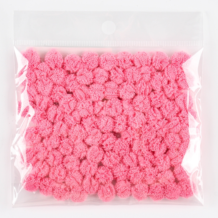 Набор деталей для декора &laquo;Бомбошки&raquo;, 100 шт., размер одной шт. &mdash; 1 см, цвет тёмно-розовый