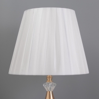 Лампа настольная "Ева" 1х40Вт Е27 1х4Вт LED золото/синий 25х25х42см