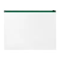 Папка-конверт на ZIP-молнии А4, 120 мкм, ErichKrause Fizzy Clear, c цветной молнией, до 100 листов, микс