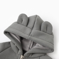 Костюм (толстовка и брюки) Крошка Я, BASIC LINE, рост 74-80 см, цвет серый