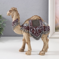 Сувенир полистоун "Пустынный верблюд с попоной" 16х7х16,7 см Сувенир полистоун "Пустынный верблюд с попоной" 16х7х16,7 см