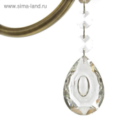 Бра "Доротея" 1х40Вт E14 бронза 20х15х30 см.