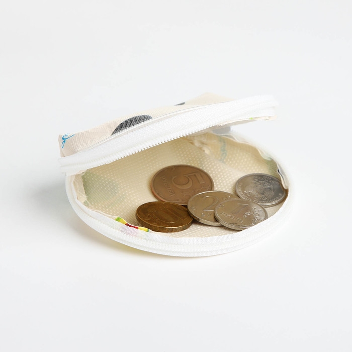 Кошелёк на молнии, цвет МИКС