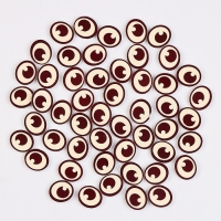 Глаза, набор 50 шт., размер 1 шт. &mdash; 1,6 &times; 1,2 см