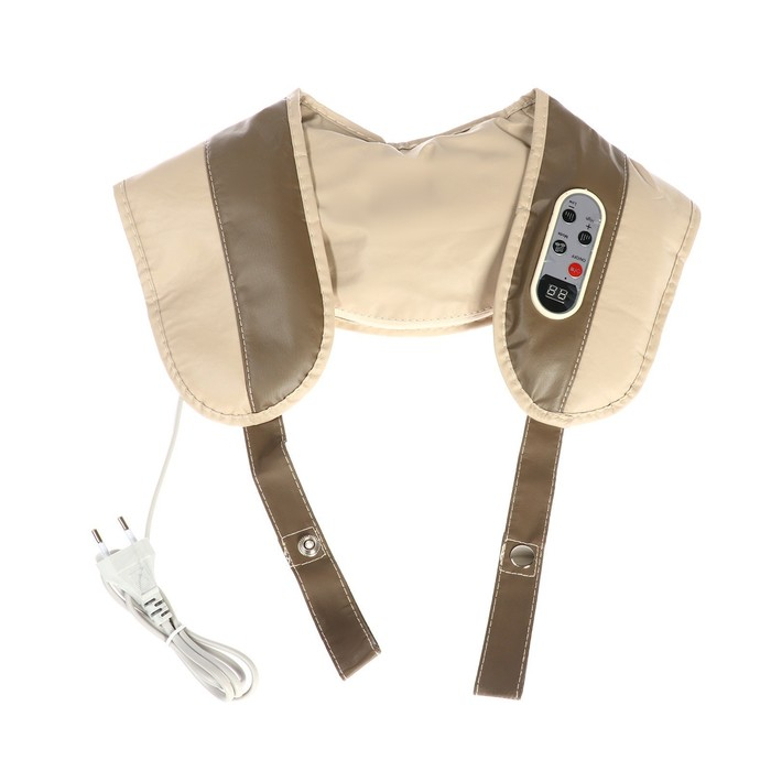 Массажёр для спины и шеи Luazon, наплечный, пульт, 99 режимов, 220 В Массажёр для спины и шеи Luazon, наплечный, пульт, 99 режимов, 220 В