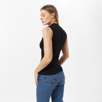 Майка женская, цвет чёрный, размер 44 (M) Майка женская, цвет чёрный, размер 44 (M)