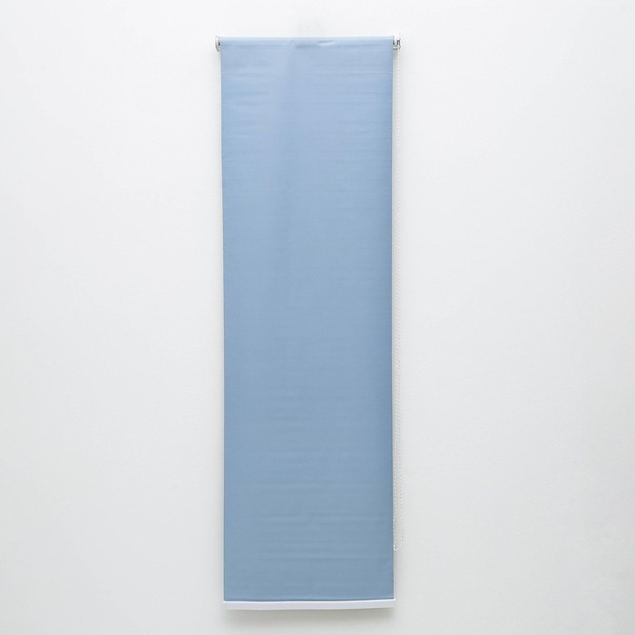 Штора рулонная &laquo;Нега&raquo;, блэкаут, 120&times;180 см, цвет серо-голубой