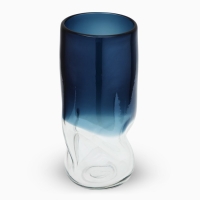 Ваза для цветов &laquo;Оушен&raquo; из цветного стекла 27&times;12&times;12 см