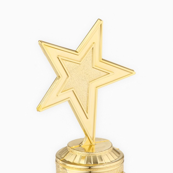 Кубок наградная фигура: звезда литая &laquo;Золотой человек&raquo; золото, пластик, 16 х 8,5 х 6 см.