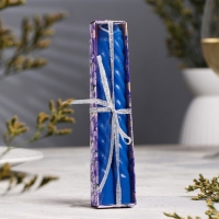 Набор свечей витых,1,5х 15 см, 2 штуки, аромат яблоко