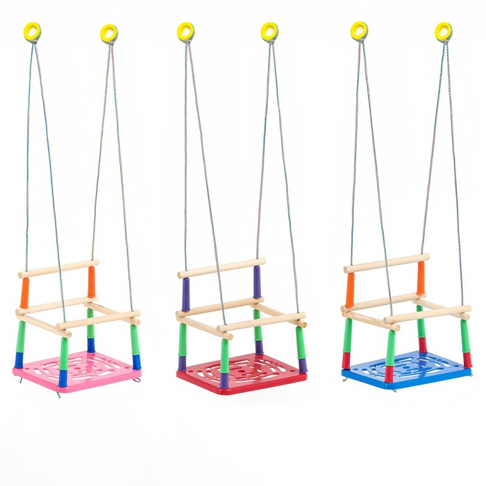 Качели подвесные, пластмассовые, сиденье 33&times;22см