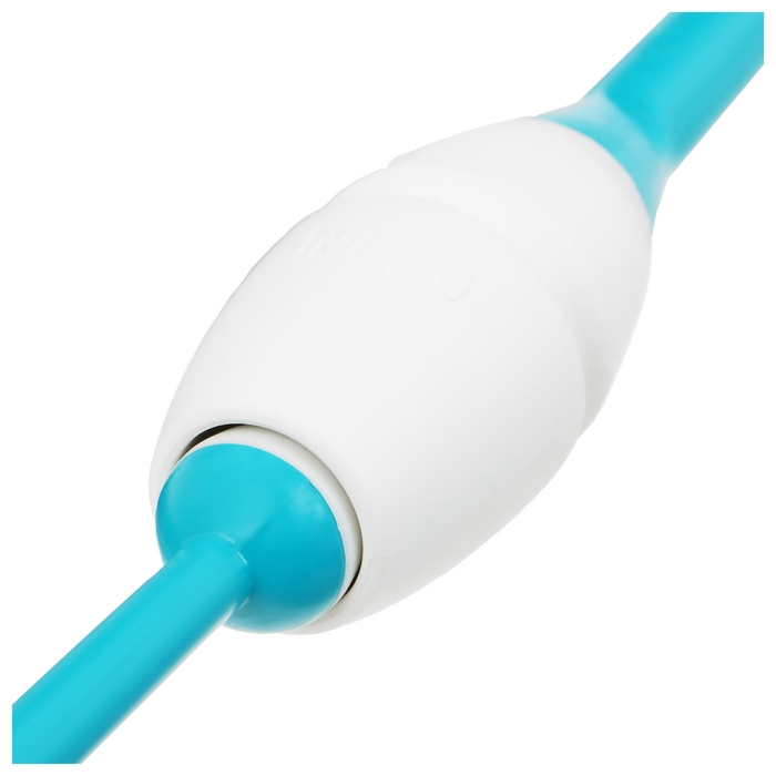 Булавы для художественной гимнастики вставляющиеся INDIGO, 36 см, цвет голубой/белый Булавы для художественной гимнастики вставляющиеся INDIGO, 36 см, цвет голубой/белый