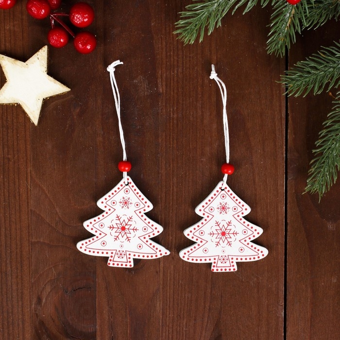 Набор подвесок &laquo;Ёлочки&raquo;, 2 шт.