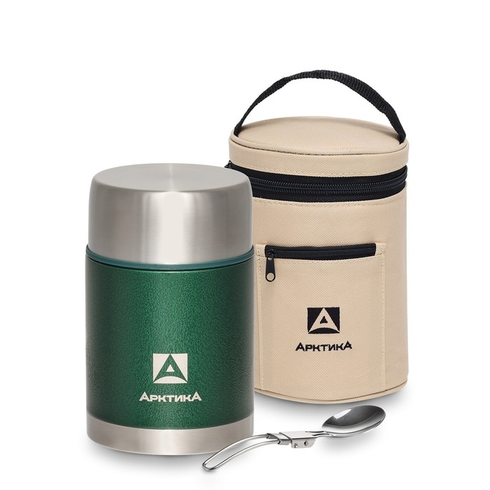 Термос для еды Термос для еды "Арктика", 306, 800 мл, в чехле, с ложкой, сохраняет тепло 14 ч