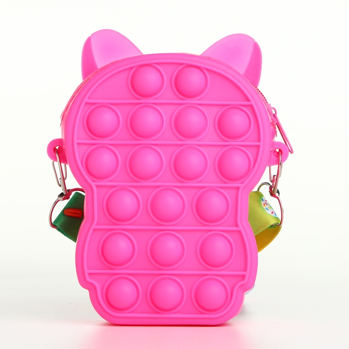 Сумка детская для девочки на молнии, цвет розовый Сумка детская для девочки на молнии, цвет розовый