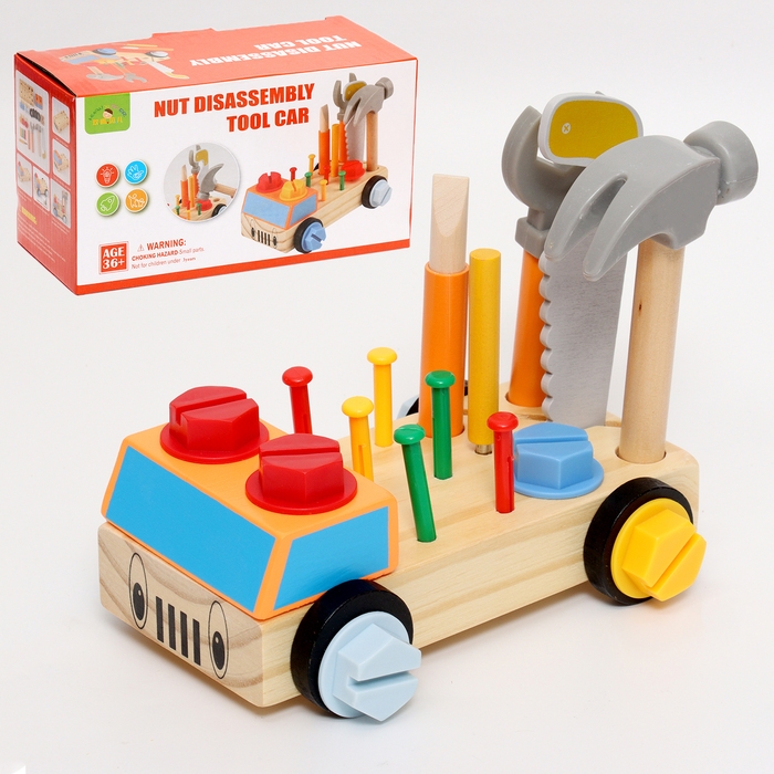 Конструктор &laquo;Машинка&raquo; 13,5 &times; 18 &times; 14 см