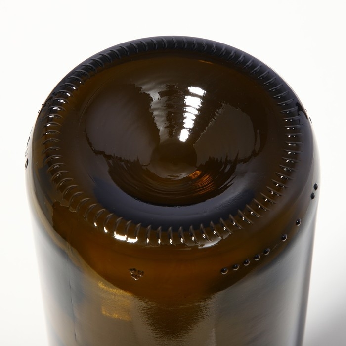 Бутылка стеклянная &laquo;Шампань&raquo;, 0,75 л, цвет золотисто - оливковый