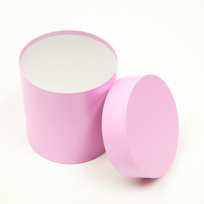 Набор шляпных коробок 5 в 1 "Сирень", 20 &times; 20 &times; 20‒13,5 &times; 13,5 &times; 13,5 см