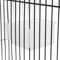 Кормушка для птиц внутренняя матовая с разделителем 9,6 х 8,8 х 5 см