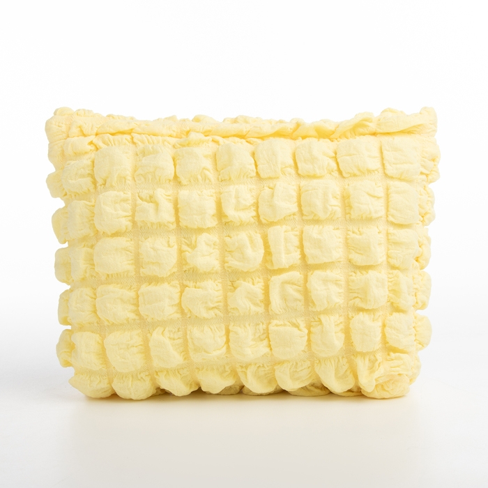 Косметичка на молнии, цвет жёлтый