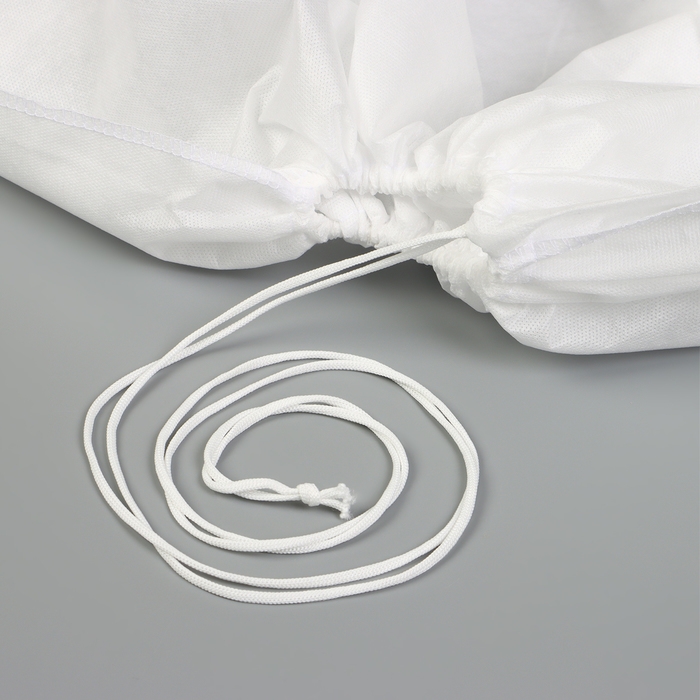 Чехол для растений, трапеция на шнурках, 150 × 90 см, спанбонд с УФ-стабилизатором, плотность 60 г/м² Чехол для растений, трапеция на шнурках, 150 × 90 см, спанбонд с УФ-стабилизатором, плотность 60 г/м²