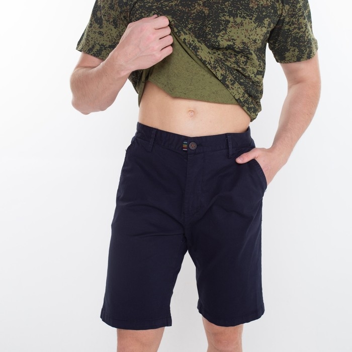 Шорты мужские, цвет тёмно-синий, размер 52 (36) Шорты мужские, цвет тёмно-синий, размер 52 (36)