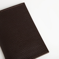 Обложка для паспорта, TEXTURA, цвет коричневый