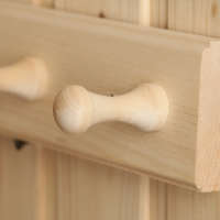 Вешалка "Классика" 4 крючка, липа, 35х6,5х7см Вешалка "Классика" 4 крючка, липа, 35х6,5х7см