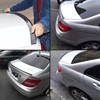 Спойлер для автомобиля, 4,5&times;150 см, универсальный, под карбон, черный