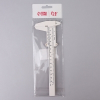 Штангенциркуль для разметки бровей, 21 &times; 7,5 см, цвет белый