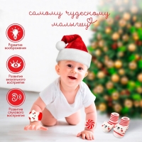 Подарочный набор новогодний: браслетики - погремушки и носочки - погремушки на ножки &laquo;Сладости&raquo;, Крошка Я