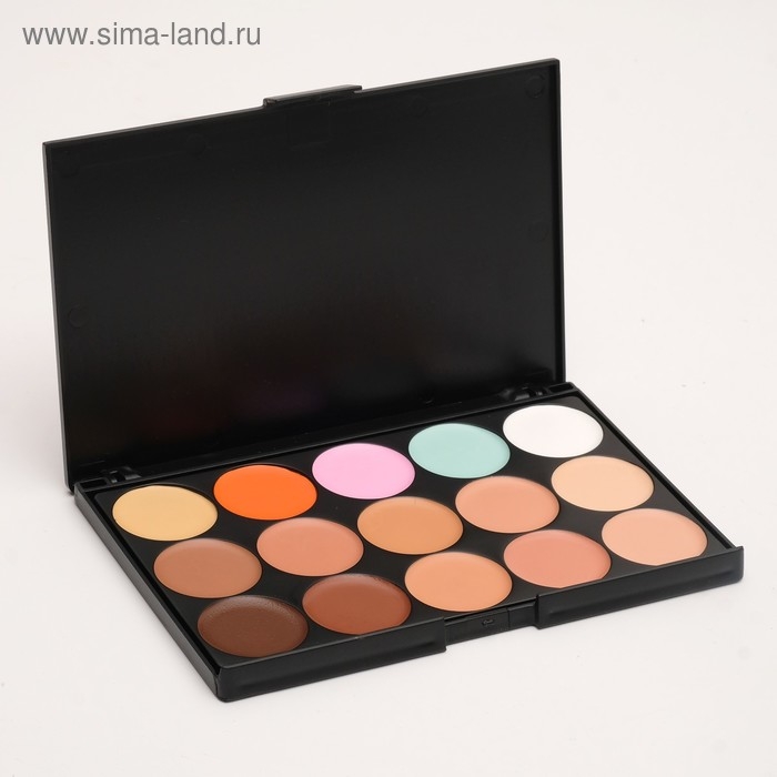 Палетка корректоров для лица 15 цветов Палетка корректоров для лица 15 цветов