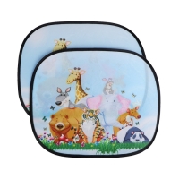 Шторки солнцезащитные для авто, Мультяшки DF3, 44&times;36 см, набор 2 шт