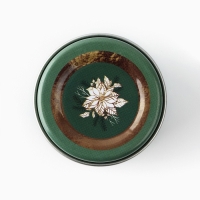 Свеча новогодняя в железной банке &laquo;Новый год: Тепла и уюта&laquo;Новый год: аромат мята, 4.8 см