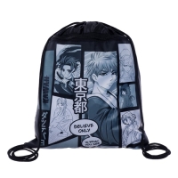 Мешок для обуви с карманом 420 х 340 мм, Calligrata, МСО-7С, (мягкий полиэстер, плотность 210D) "Аниме" Мешок для обуви с карманом 420 х 340 мм, Calligrata, МСО-7С, (мягкий полиэстер, плотность 210D) "Аниме"