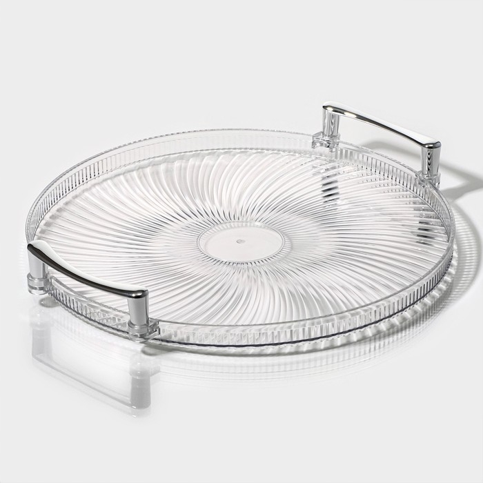 Диспенсер для напитков Доляна, 4 отделения 1,6 л, 4 стакана 350 мл, цвет белый