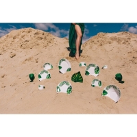 Тарелка глубокая Avvir &laquo;Лист папоротника&raquo;, 600 мл, d=17,5 см, стеклокерамика, цвет белый