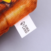 Игрушка для собак с пищалкой &laquo;&lrm;Бургер&raquo;&lrm; из текстиля, 12 х 9,3 см