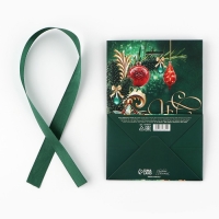 Пакет подарочный новогодний с лентой &laquo;С Новым годом&raquo;, 13 х 19 х 9 см , Новый год